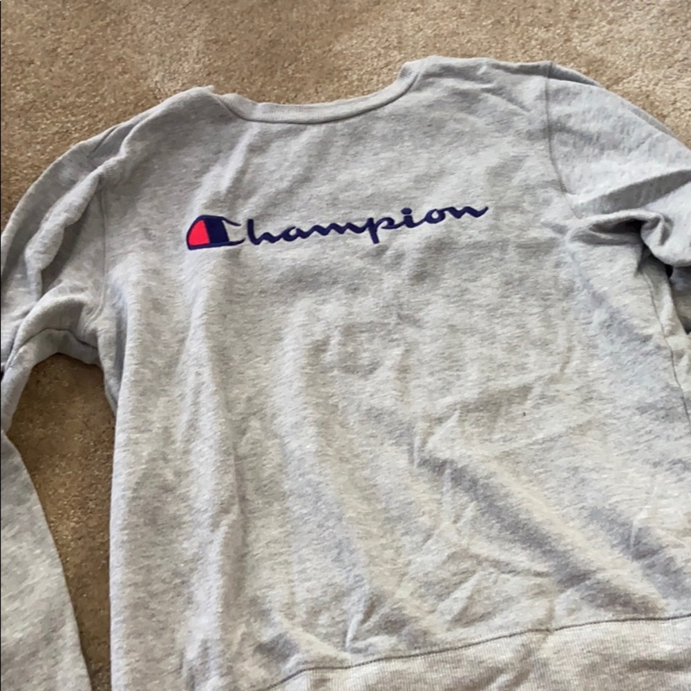 5/$15 Grey champion sweatshirt